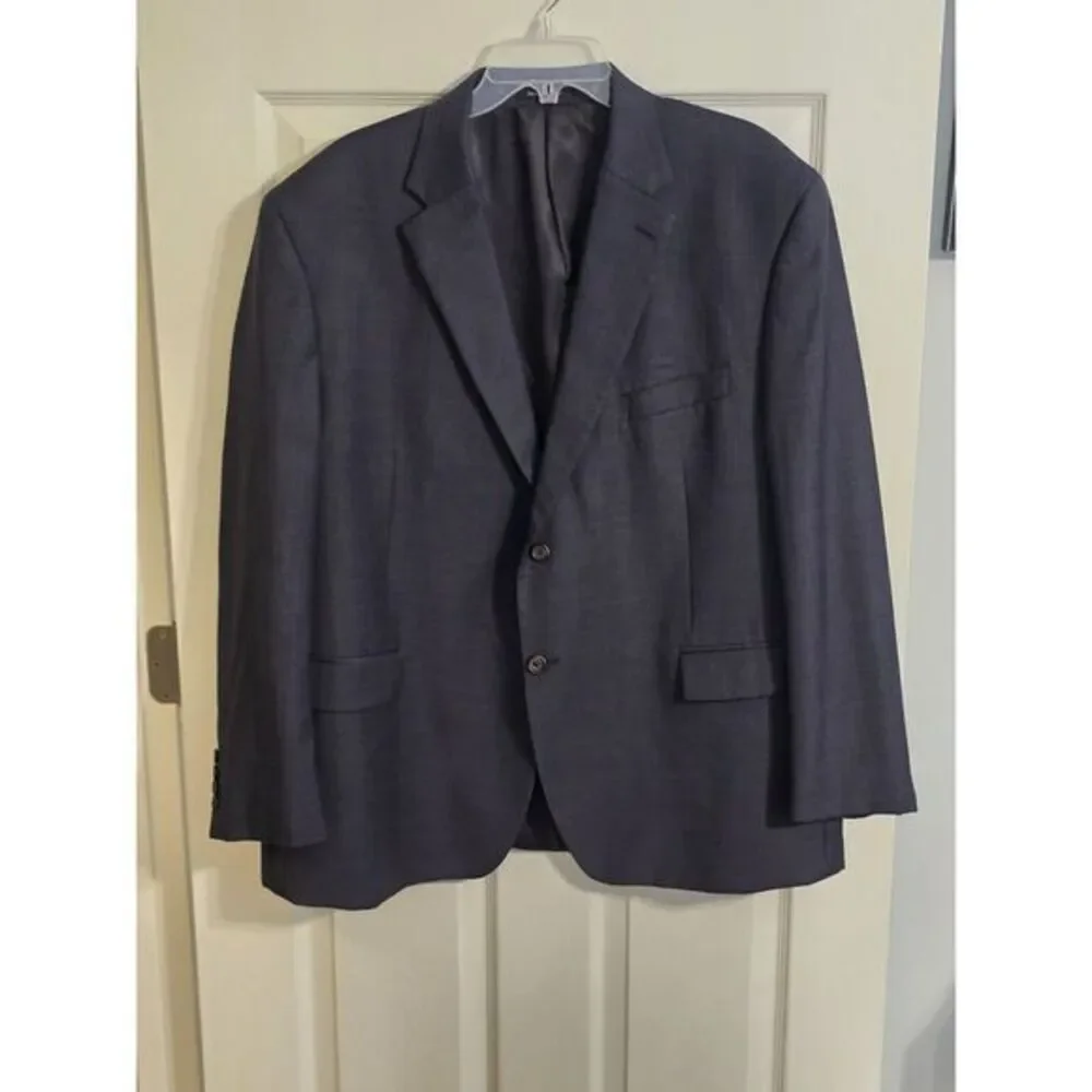 Lauren Ralph Lauren Men's Grey 100% Wool 2 Button Blazer 50in Chest XXL